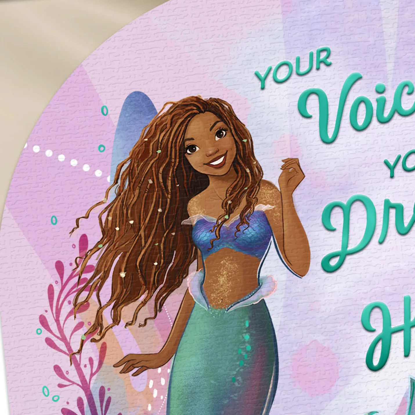 Disney The Little Mermaid Dreams and Heart Birthday Card