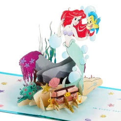 Disney The Little Mermaid Wishing You Happiness 3D Pop-Up Card