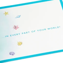 Disney The Little Mermaid Wishing You Happiness 3D Pop-Up Card