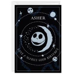 Disney Tim Burton's The Nightmare Before Christmas Constellations Custom Birthday Card