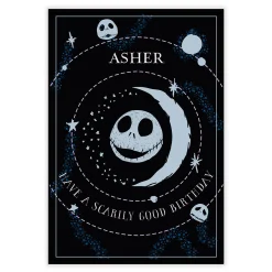 Disney Tim Burton's The Nightmare Before Christmas Constellations Custom Birthday Card