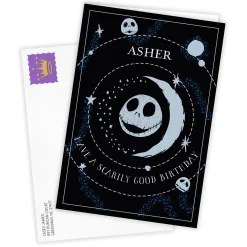 Disney Tim Burton's The Nightmare Before Christmas Constellations Custom Birthday Card