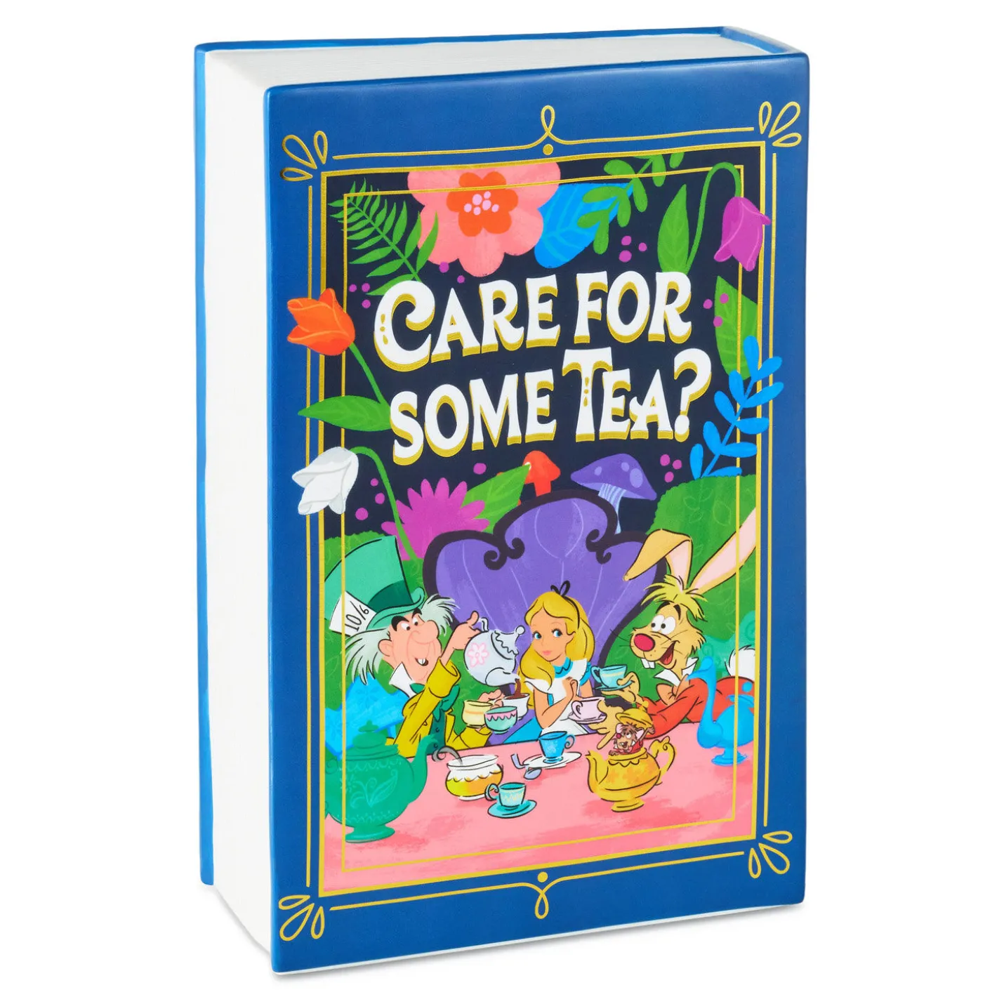 Disney Alice in Wonderland Book-Shaped Figurine With Light