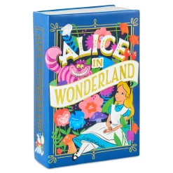 Disney Alice in Wonderland Book-Shaped Figurine With Light