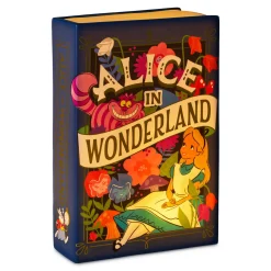 Disney Alice in Wonderland Book-Shaped Figurine With Light