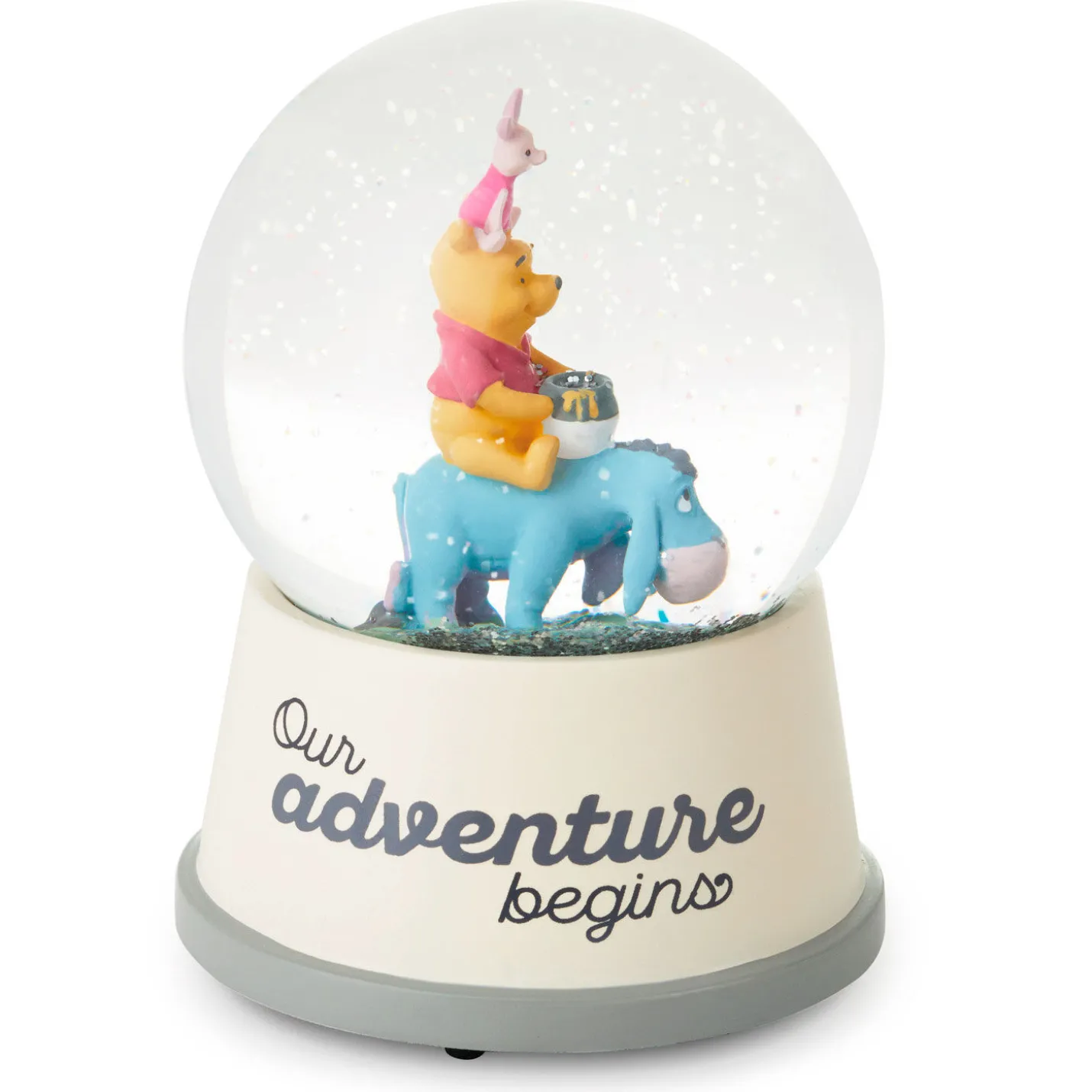 Disney Baby Winnie the Pooh Our Adventure Begins Musical Snow Globe