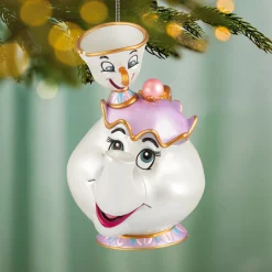 Disney Beauty and the Beast 35th Anniversary Mrs. Potts and Chip Ornament