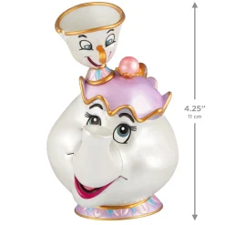 Disney Beauty and the Beast 35th Anniversary Mrs. Potts and Chip Ornament