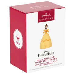 Disney Beauty and the Beast 35th Anniversary Belle With the Enchanted Mirror Ornament