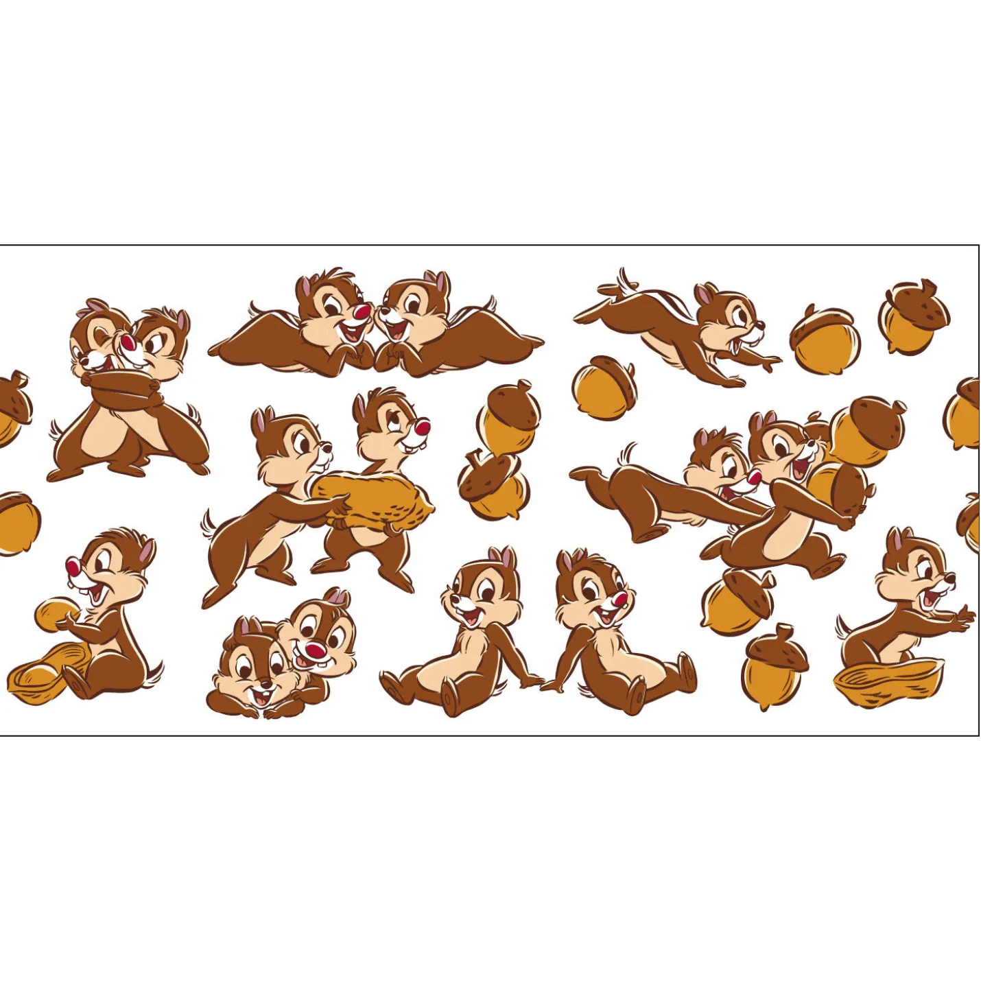 Disney Chip and Dale Collectible Drinking Glass, 13.5 oz.