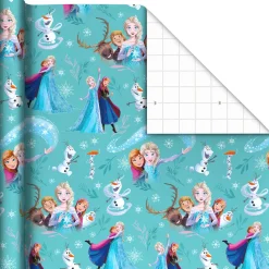 Disney Frozen and Disney Princesses Wrapping Paper Assortment, 60 sq. ft.
