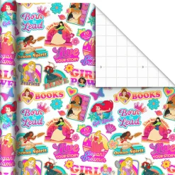 Disney Frozen and Disney Princesses Wrapping Paper Assortment, 60 sq. ft.