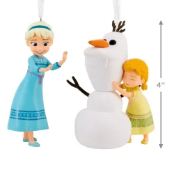 Disney Frozen Elsa, Anna and Olaf Hallmark Ornaments, Set of 2