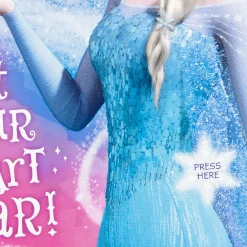 Disney Frozen Elsa Snowflake Musical Birthday Card With Light