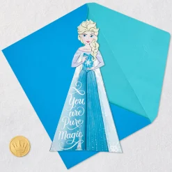Disney Frozen Elsa You Are Pure Magic Honeycomb 3D Pop-Up Card