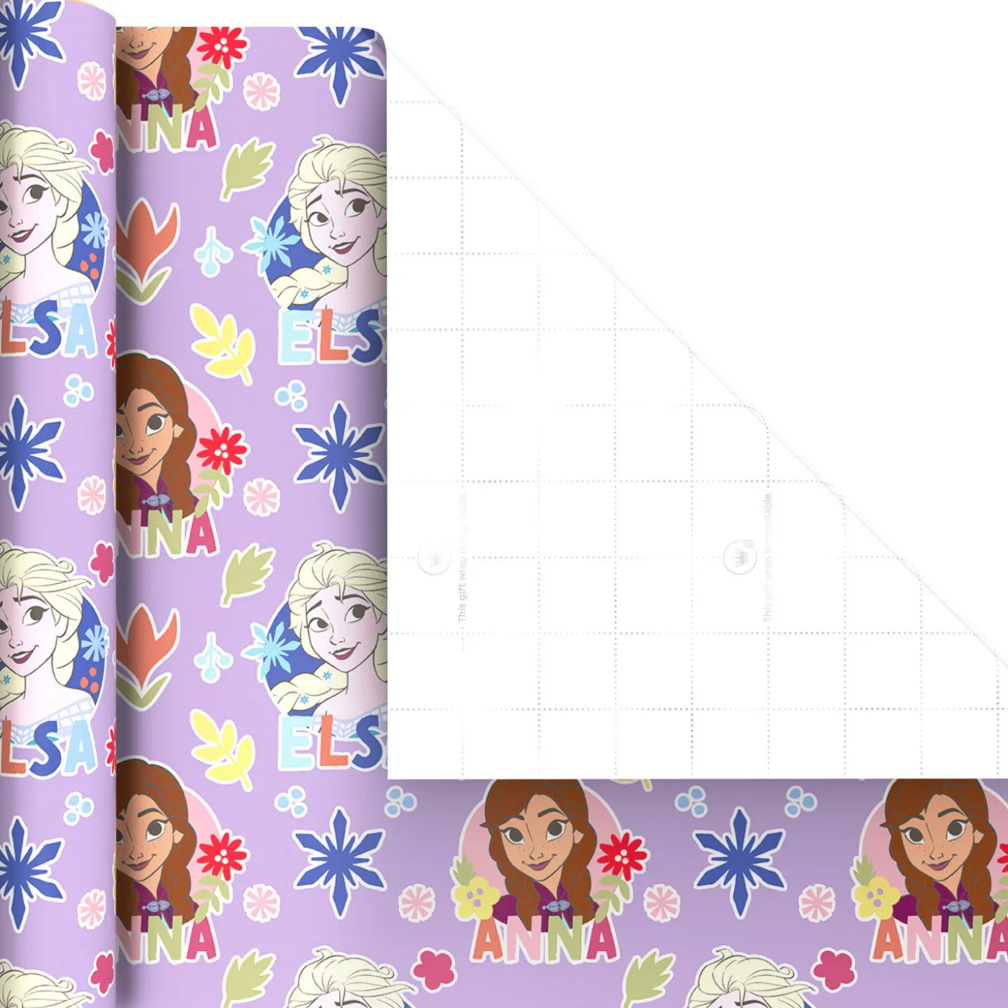 Disney Frozen 3-Pack Wrapping Paper Mini Roll Bundle, 45 sq. ft. total