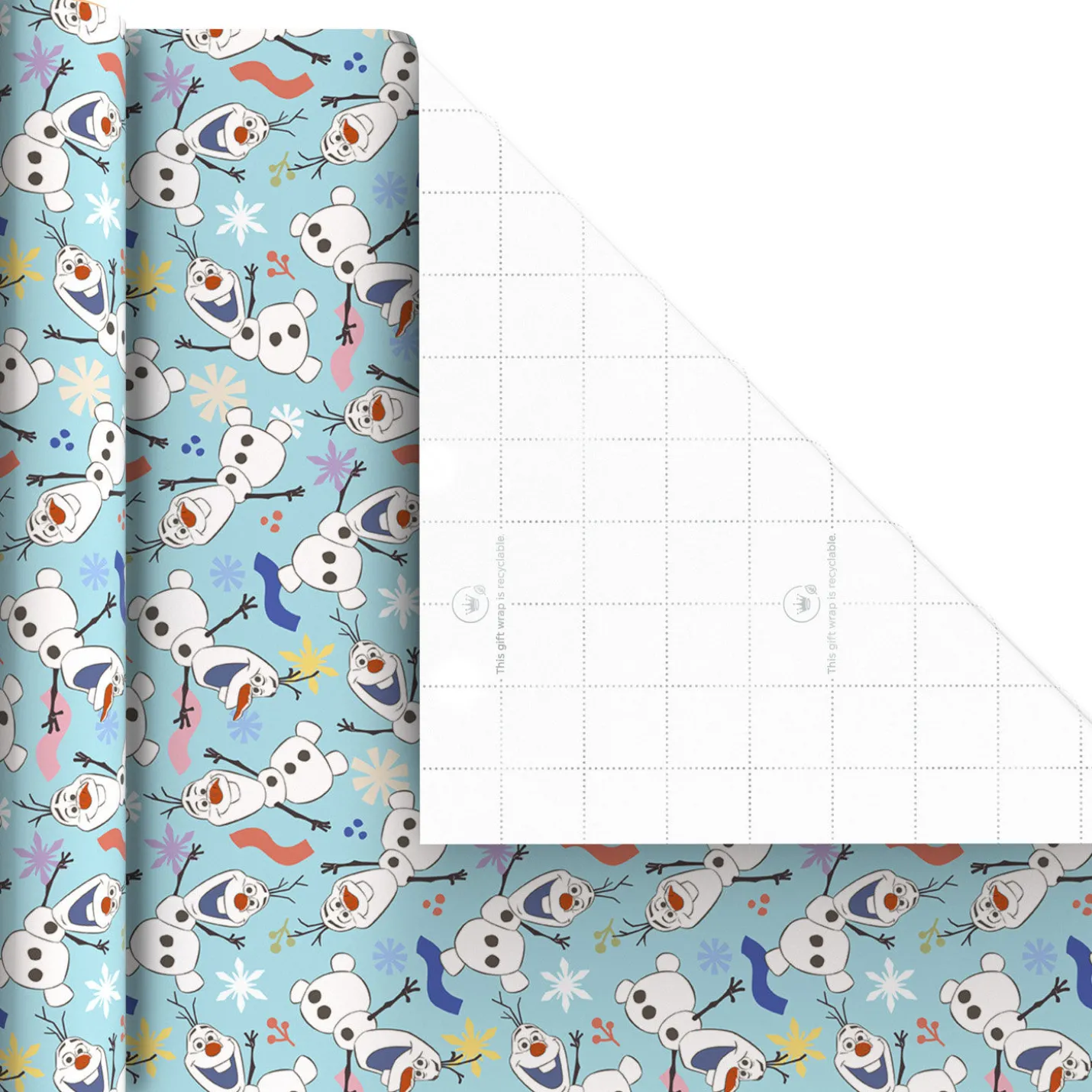 Disney Frozen 3-Pack Wrapping Paper Mini Roll Bundle, 45 sq. ft. total