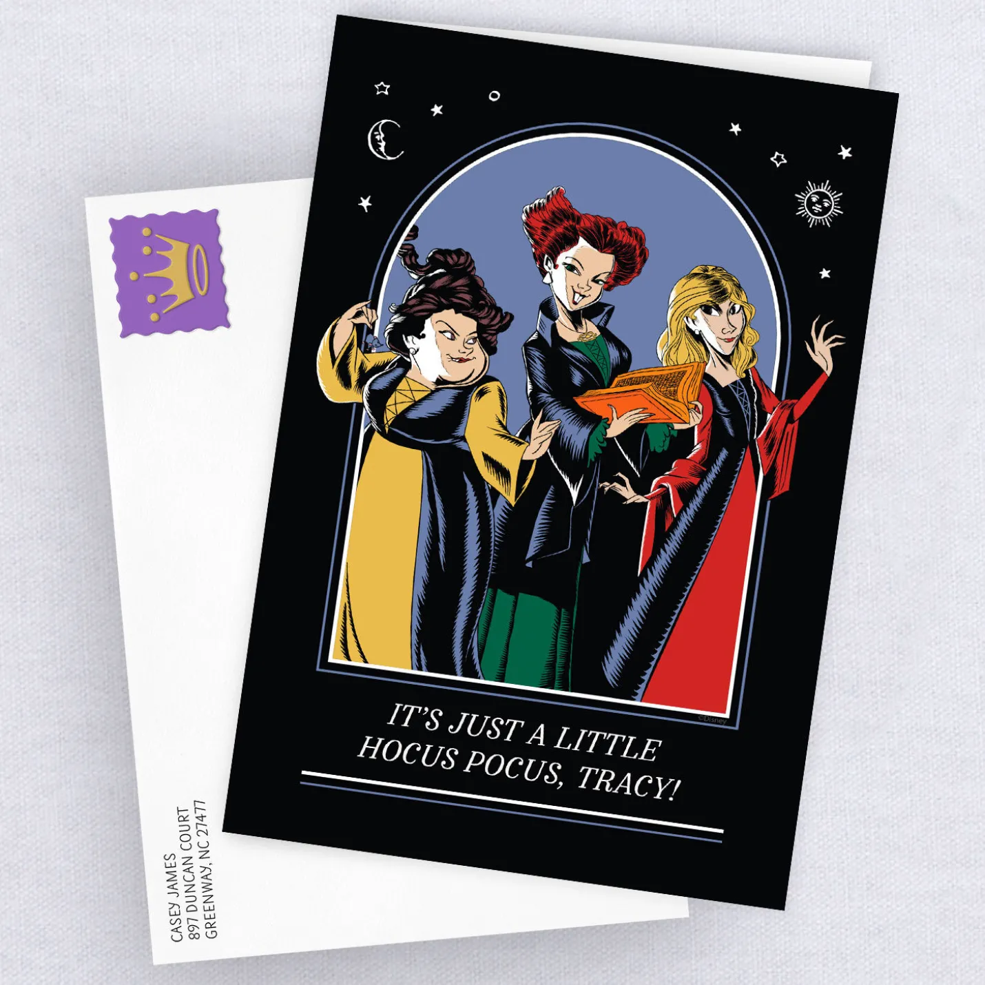 Disney Hocus Pocus Custom Card