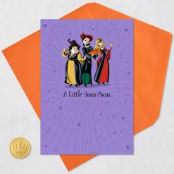 Disney Hocus Pocus Sanderson Sisters Hope It's Magical Halloween Card