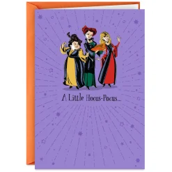 Disney Hocus Pocus Sanderson Sisters Hope It's Magical Halloween Card