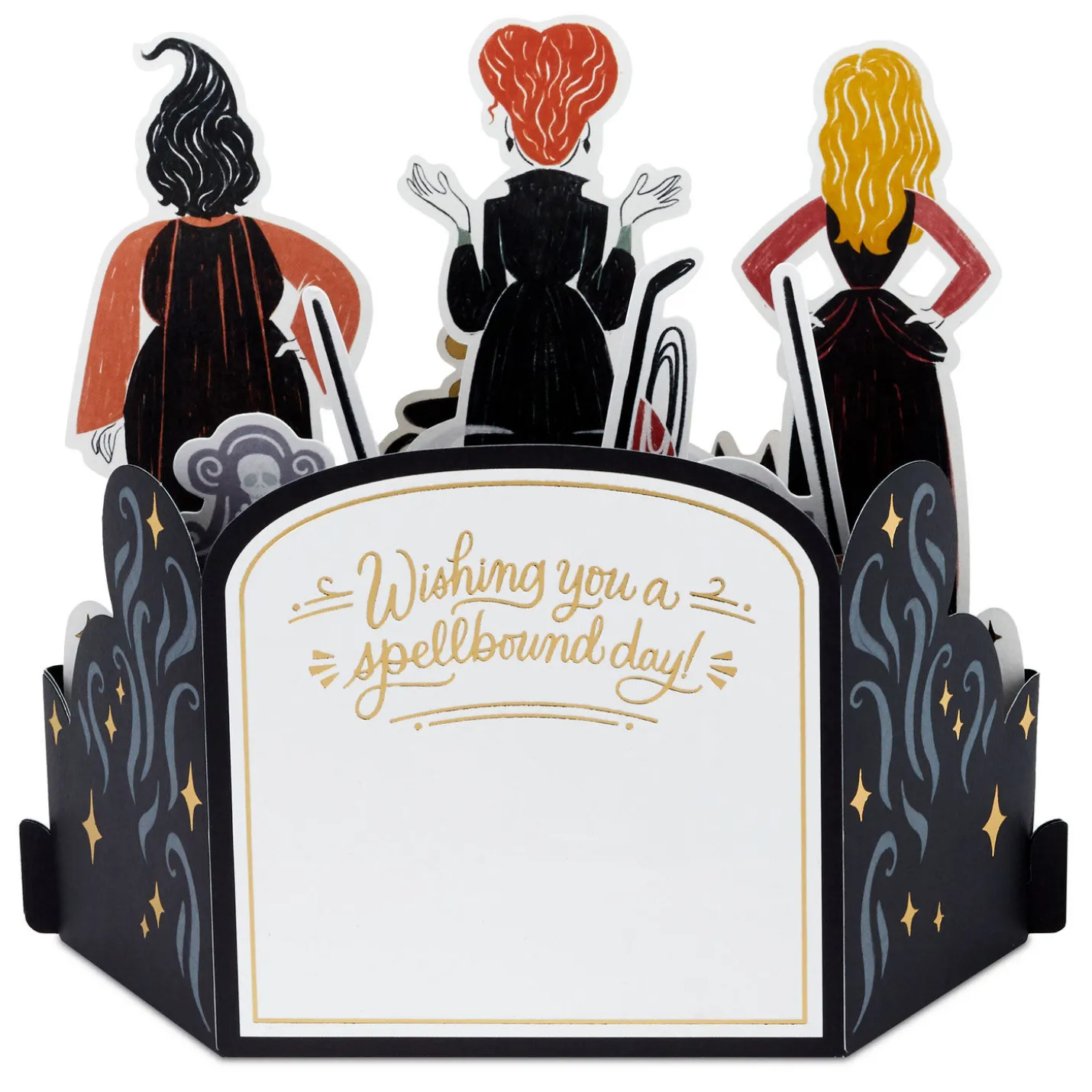 Disney Hocus Pocus Sanderson Sisters 3D Pop-Up Halloween Card