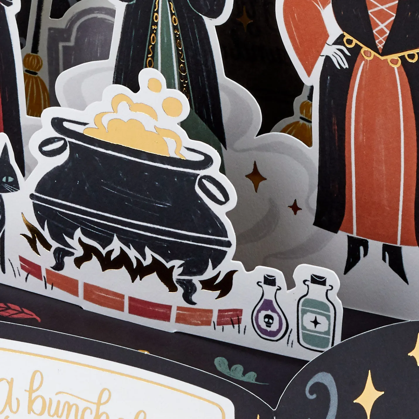 Disney Hocus Pocus Sanderson Sisters 3D Pop-Up Halloween Card