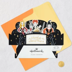Disney Hocus Pocus Sanderson Sisters 3D Pop-Up Halloween Card