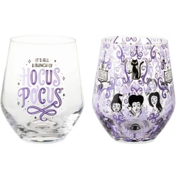 Disney Hocus Pocus Stemless Glasses, Set of 2