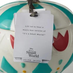 Disney It's a Small World Hot Air Balloon Cookie Jar With Sound