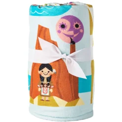 Disney It's a Small World Map Throw Blanket, 60x52