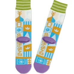 Disney It's a Small World Novelty Crew Socks