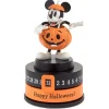 Disney Jack-o'-Lantern Mickey Mouse Halloween Countdown Calendar Statue, 7"