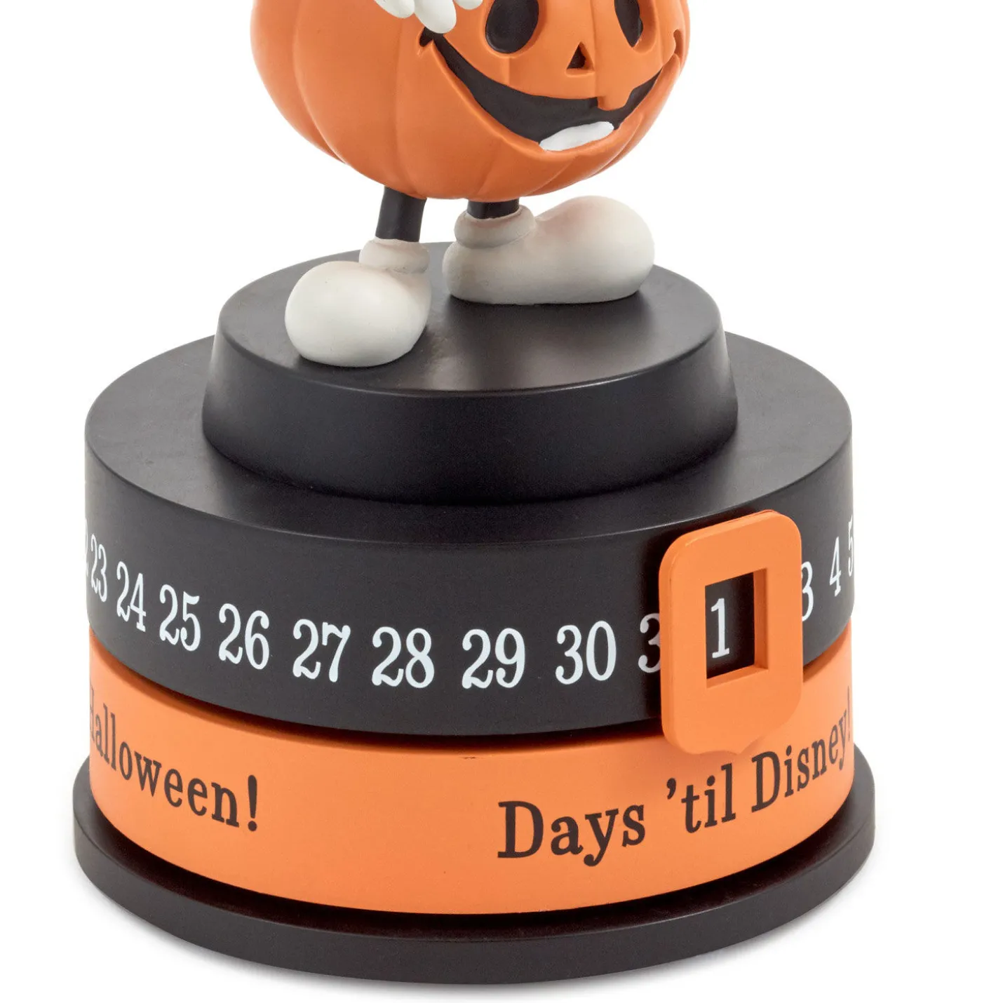 Disney Jack-o'-Lantern Mickey Mouse Halloween Countdown Calendar Statue, 7"