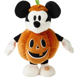 Disney Jack-o'-Lantern Mickey Mouse Plush With Sound and Motion, 12.5"