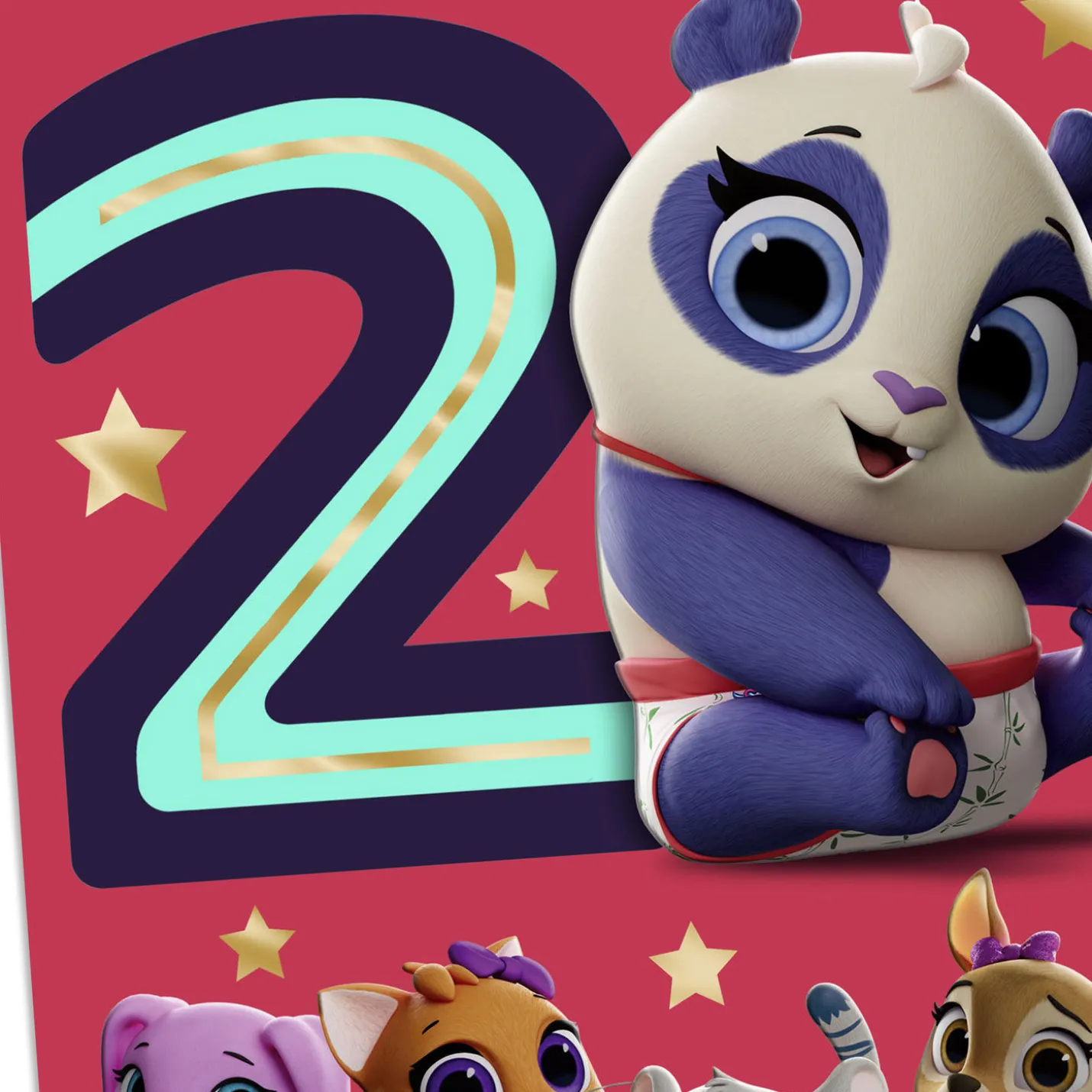Disney Junior T.O.T.S. Loads of Love 2nd Birthday Card
