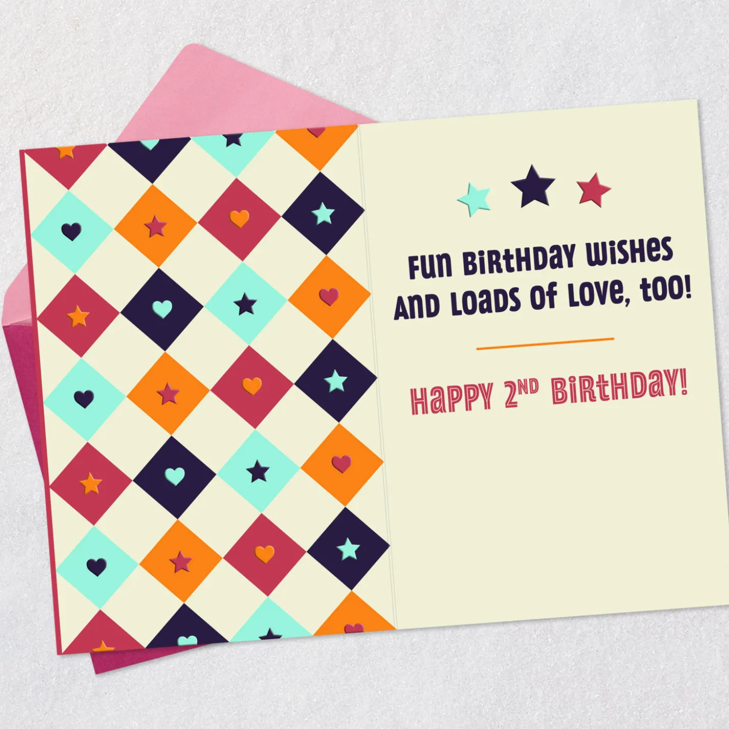 Disney Junior T.O.T.S. Loads of Love 2nd Birthday Card