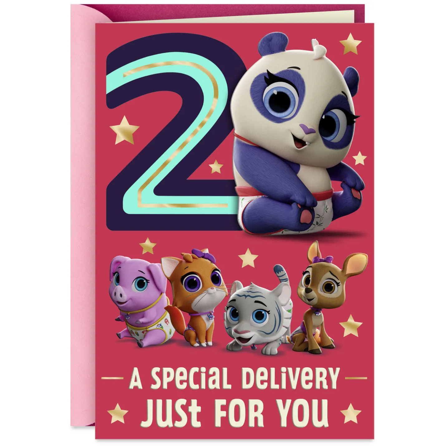 Disney Junior T.O.T.S. Loads of Love 2nd Birthday Card