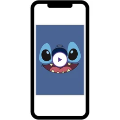 Disney Lilo & Stitch Cute Face Custom Card