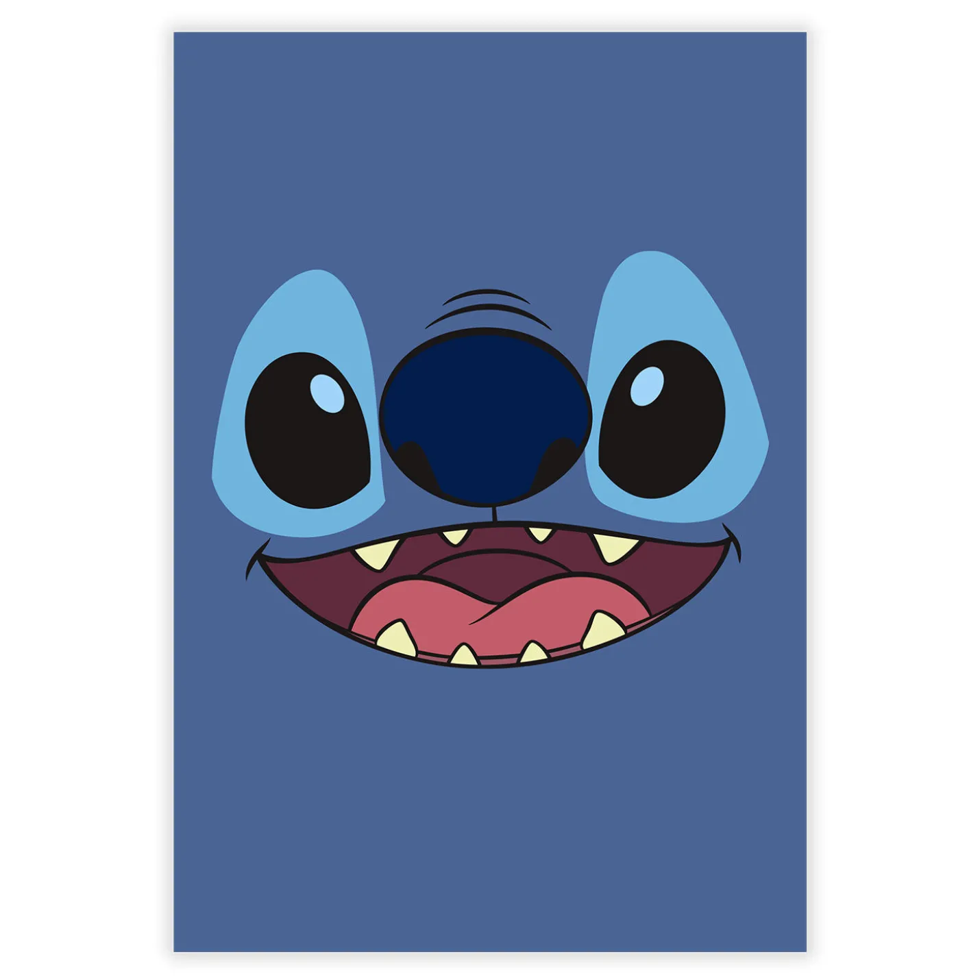 Disney Lilo & Stitch Cute Face Custom Card