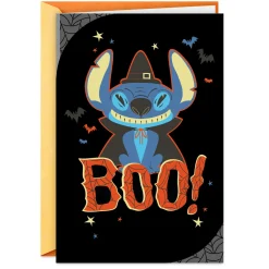 Disney Lilo & Stitch Witchy Stitch Halloween Card for Kids