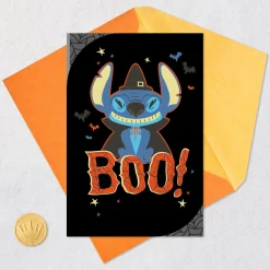 Disney Lilo & Stitch Witchy Stitch Halloween Card for Kids