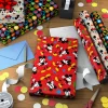 Disney Mickey and Minnie 3-Pack Wrapping Paper Mini Roll Bundle, 45 sq. ft. total