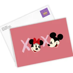 Disney Mickey and Minnie XOXO Custom Love Card