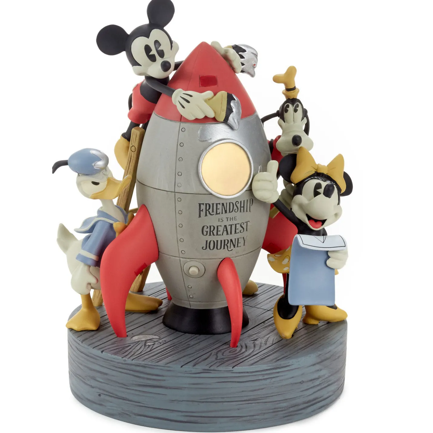Disney Mickey Mouse and Friends Rocket Figurine With Light