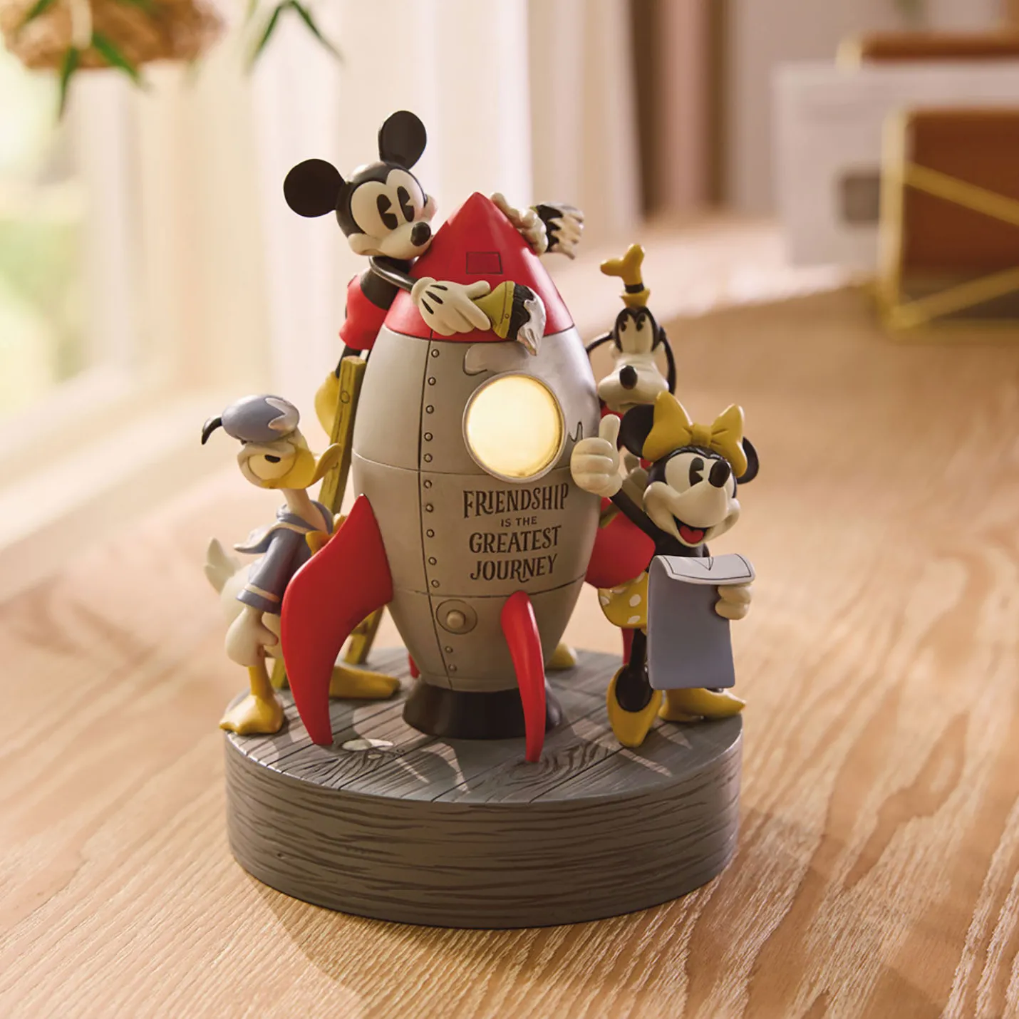 Disney Mickey Mouse and Friends Rocket Figurine With Light