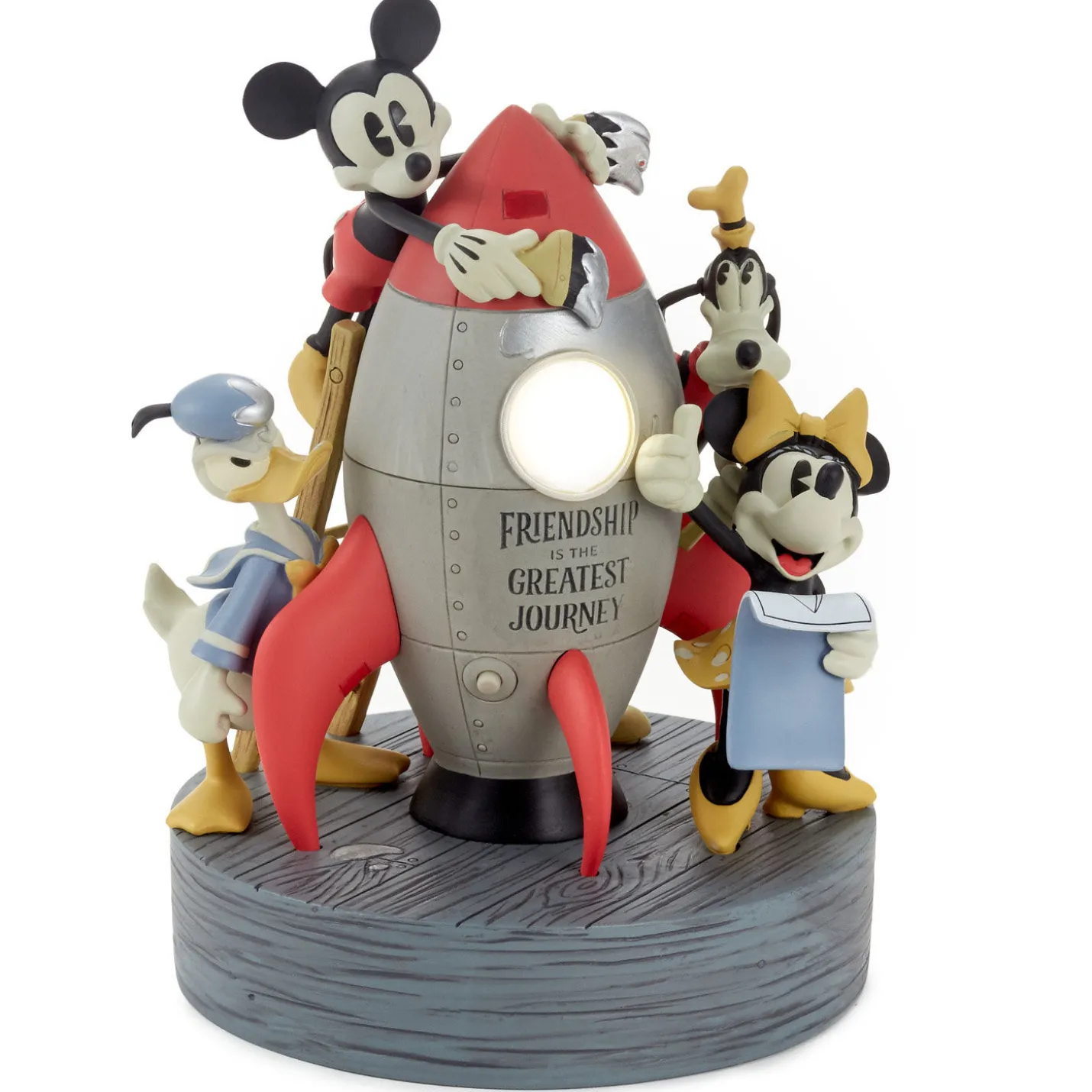Disney Mickey Mouse and Friends Rocket Figurine With Light