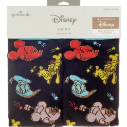 Disney Mickey Mouse and Friends Colorful Crew Socks