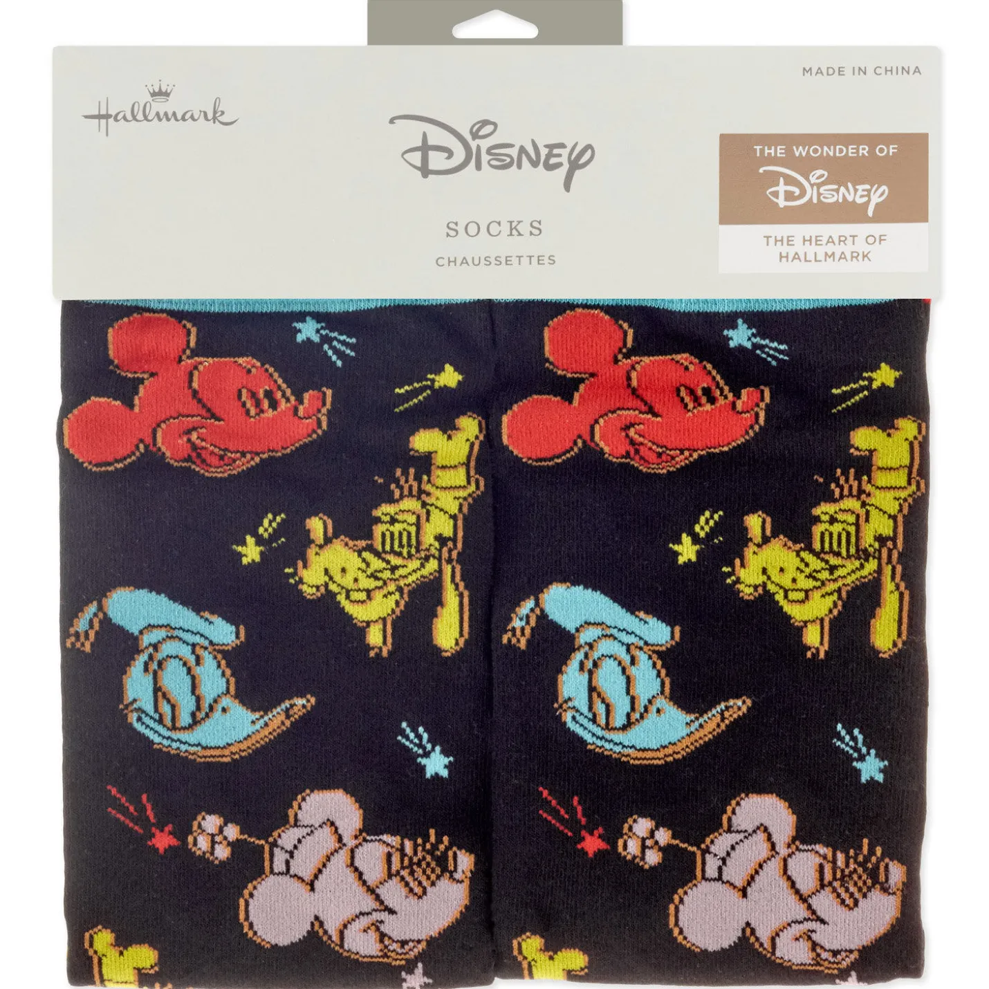 Disney Mickey Mouse and Friends Colorful Crew Socks