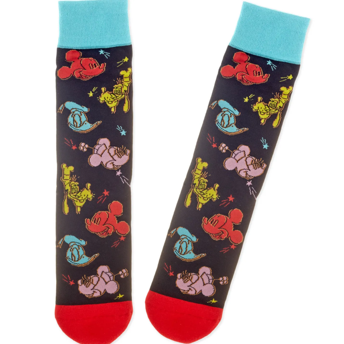 Disney Mickey Mouse and Friends Colorful Crew Socks