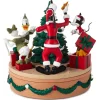 Disney Mickey Mouse and Friends Christmas Musical Figurine With Light and Motion